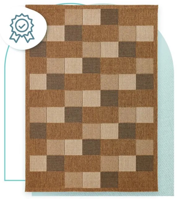 Koberec Adana Chess Beige