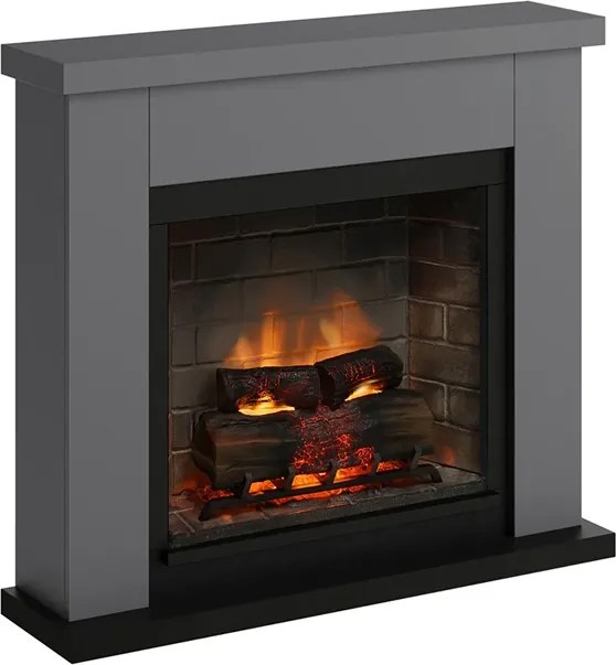 Tagu elektrický krb Frode Solid Gray Powerflame 2, 1400 W, LED