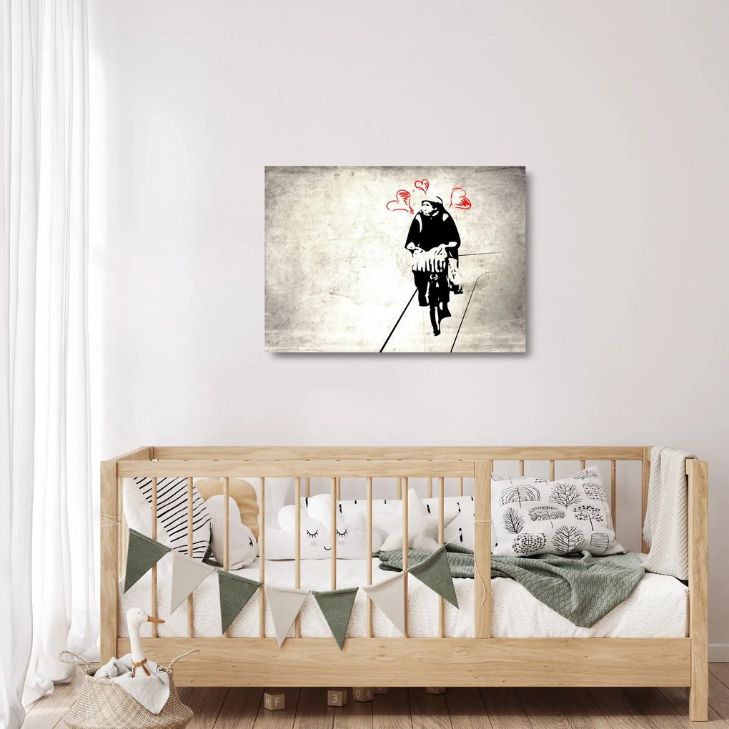 Sklenený obraz - Pocit voľnosti (70x50 cm)