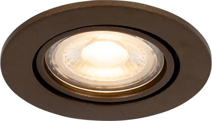 Moderné zapustené bodové svetlo tmavo bronzové naklápateľné - Cisco