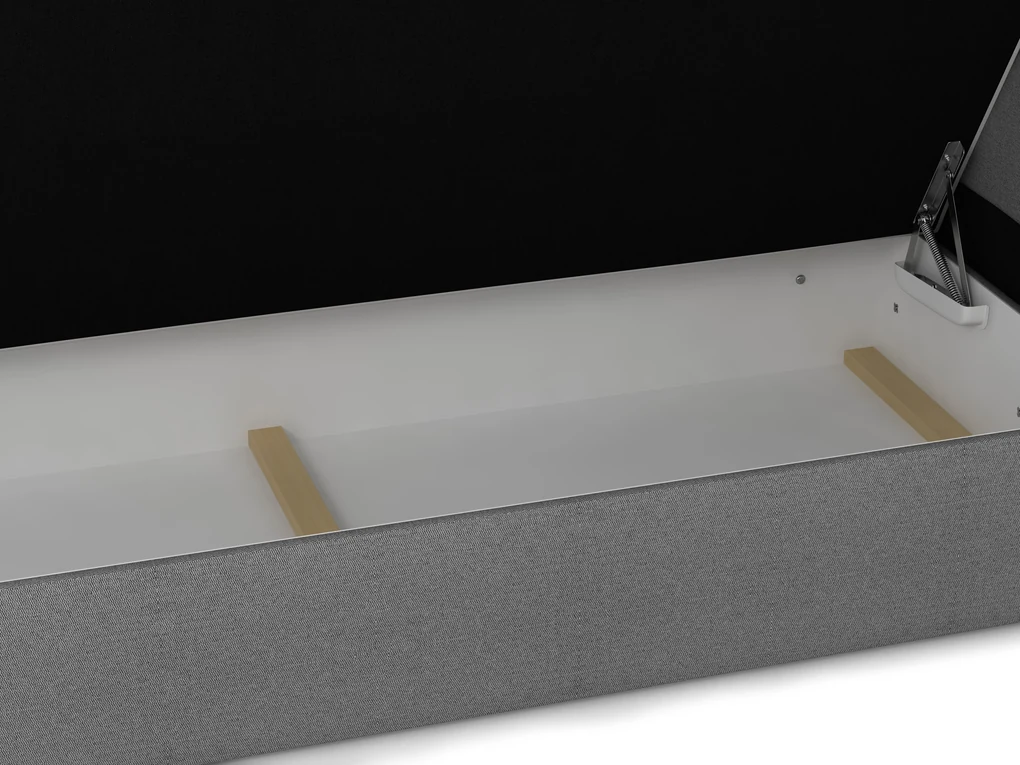 Manželská posteľ Boxspring 140 cm Lilac Comfort (vzor + čierna) (s matracom a úložným priestorom). Vlastná spoľahlivá doprava až k Vám domov. 1056070