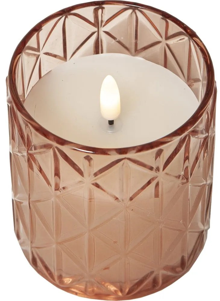 LED sviečka na baterky (výška 10 cm) Flamme Romb – Star Trading