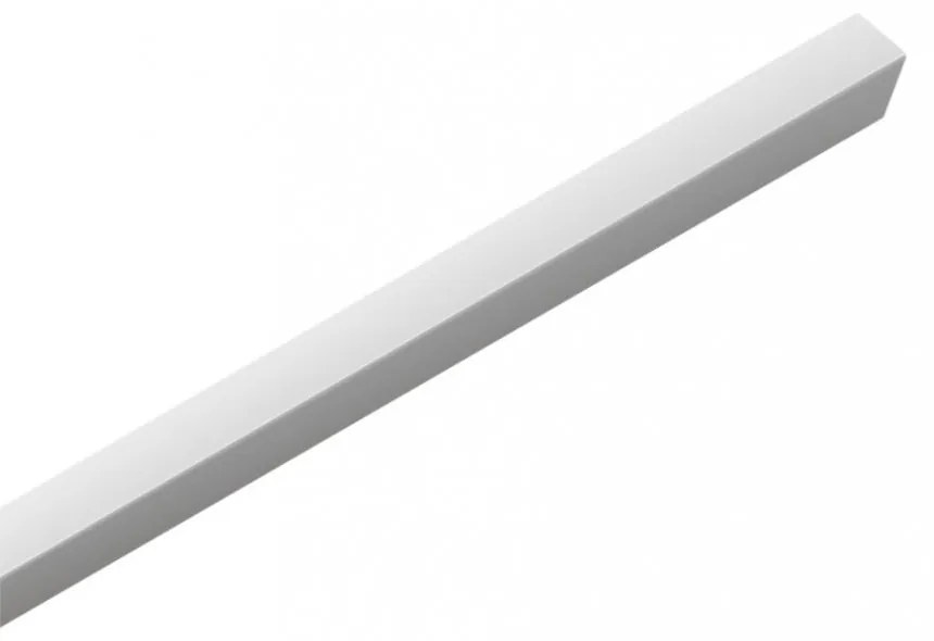 LINEA SINGLE - Drevená lamela na stenu, biela, 2750 x 28 x 37 mm