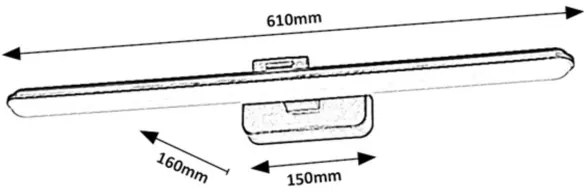 Rabalux 71148 - LED Obrazové svietidlo NABIL LED/15W/230V 4000K biela