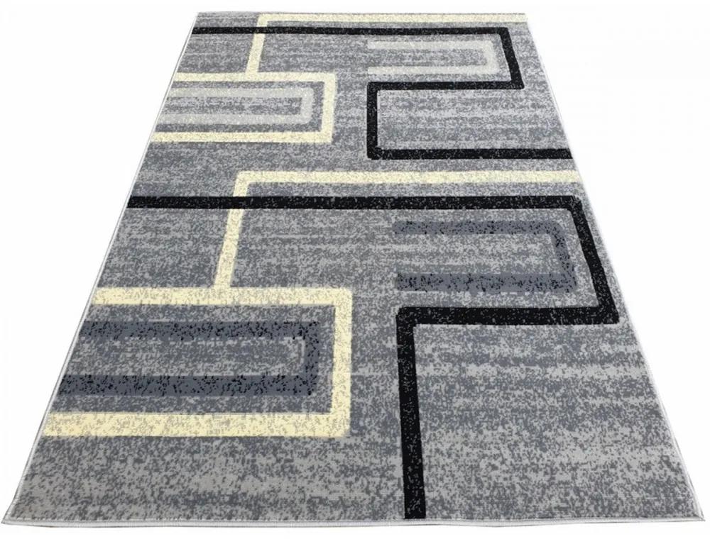 Kusový koberec PP Link sivý, Velikosti 70x130cm