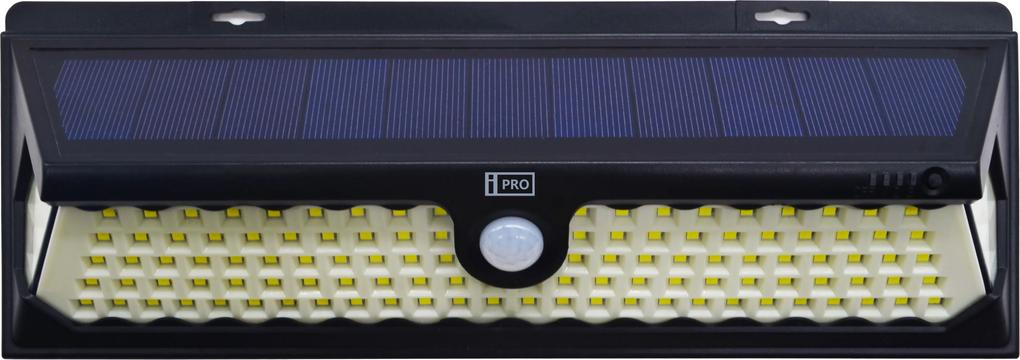 BEZDOTEKU LEDSolar 120 solárne vonkajšie svetlo svietidlo, 120 LED so senzorom, bezdrôtové, iPRO, 4W, studená farba
