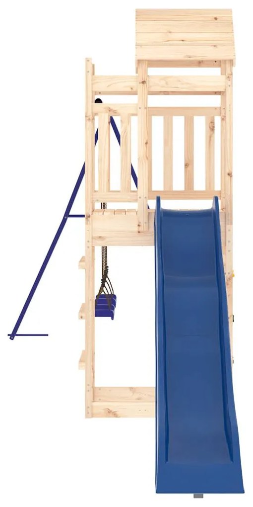 Vonkajšia súprava na hranie masívna borovica