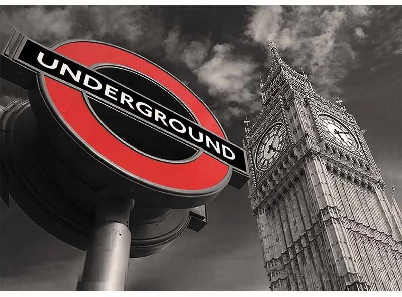 Ceduľa Londín metro Underground