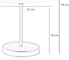 Stolná lampa 1xE27/60W/230V ružová/čierna
