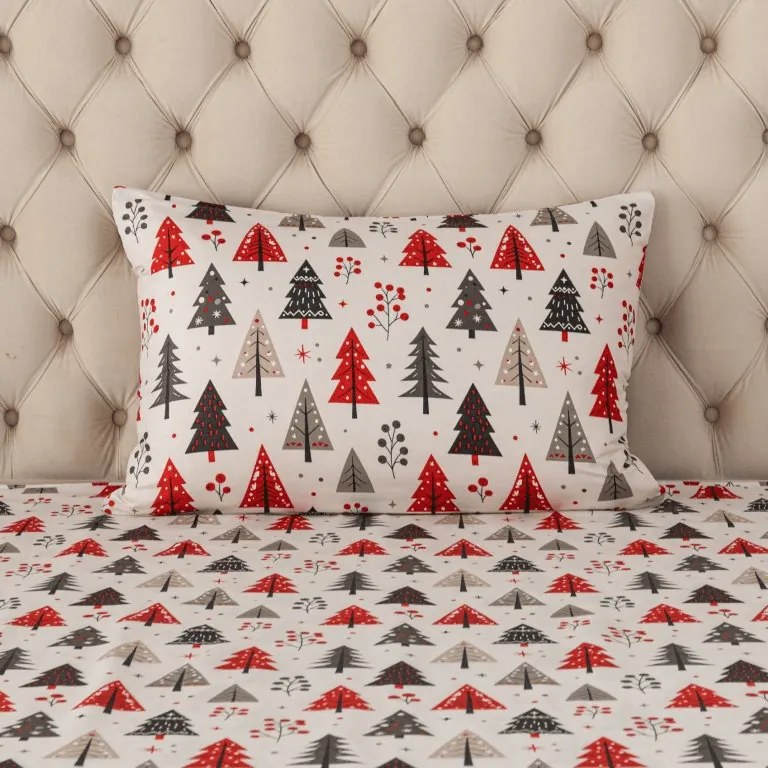 Obliečka na vankúš z mikrovlákna MERRY TREE 50x70 cm, farebný