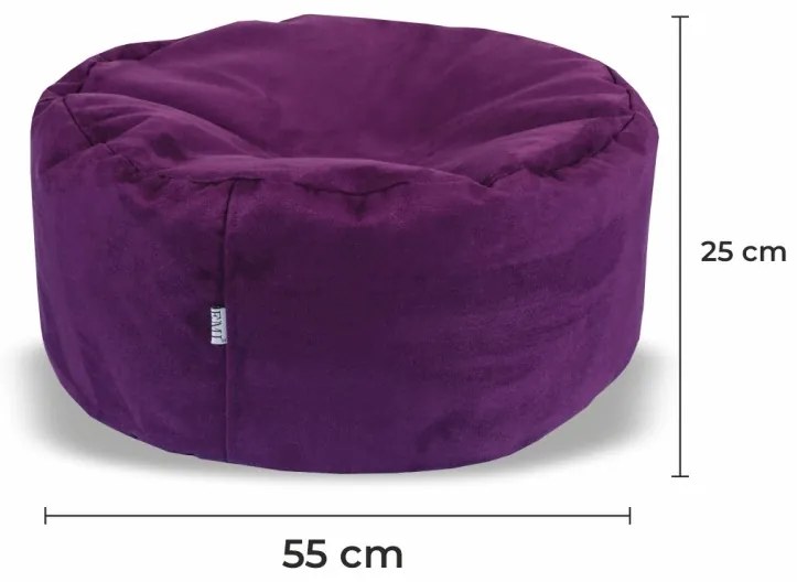 Sedací vak leňošník fialový EMI