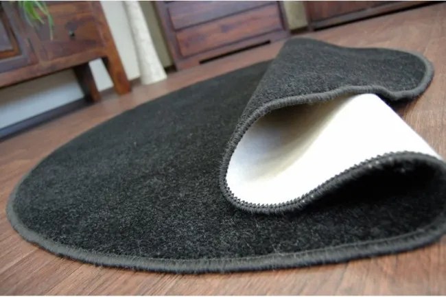 Koberec TRENDY 159 čierny kruh