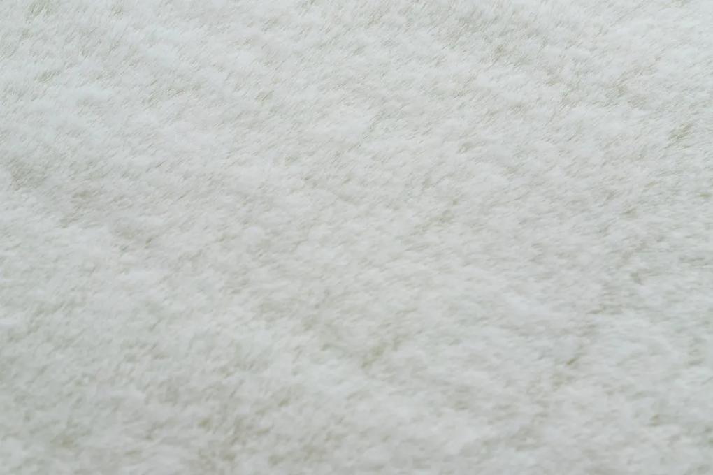 Guľatý koberec BUNNY biely