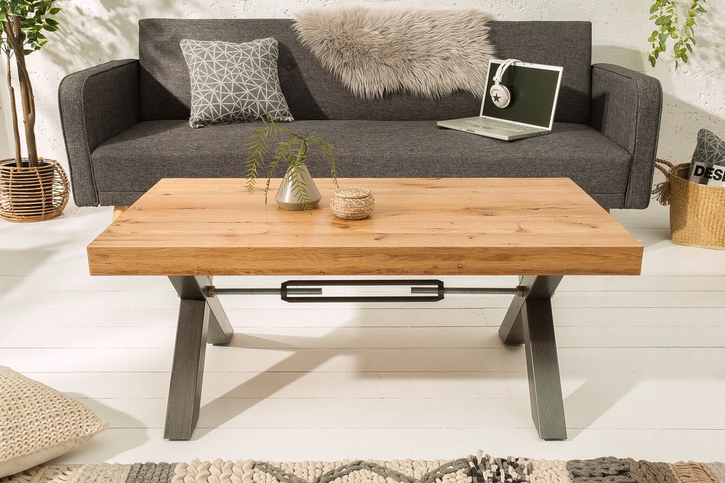 Konferenčný stolík Thor 110cm dub divoký 60mm