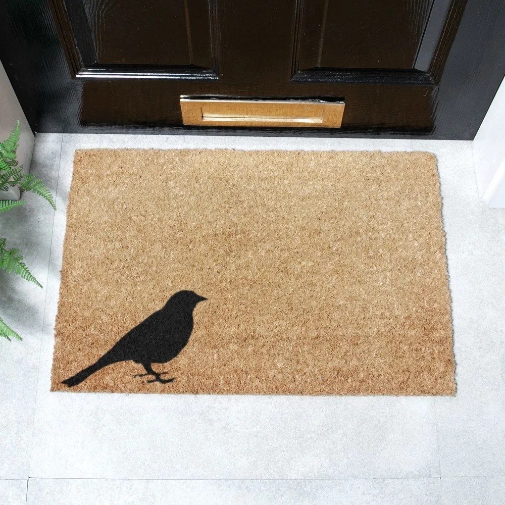 Rohožka z kokosového vlákna 40x60 cm Bird – Artsy Doormats