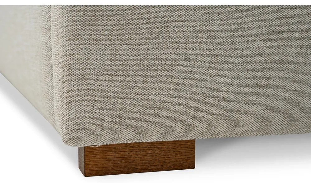 Svetlosivá čalúnená dvojlôžková posteľ s roštom 160x200 cm Dreamer – Scandic