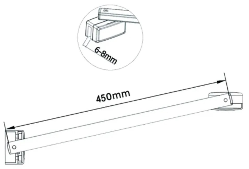 D‘Eluxe - SPRCHOVÉ KÚTY - Sprchový kút SWIVEL GL85X 70-120xcm + 70-xcm sprchový kút rohový číre 6 chróm univerzálna - ľavá/pravá 50cm 76 185 90 76x185 + 90x185