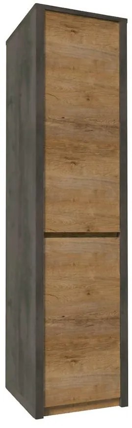 Skriňa Montana s1d dub lefkas smooth grey