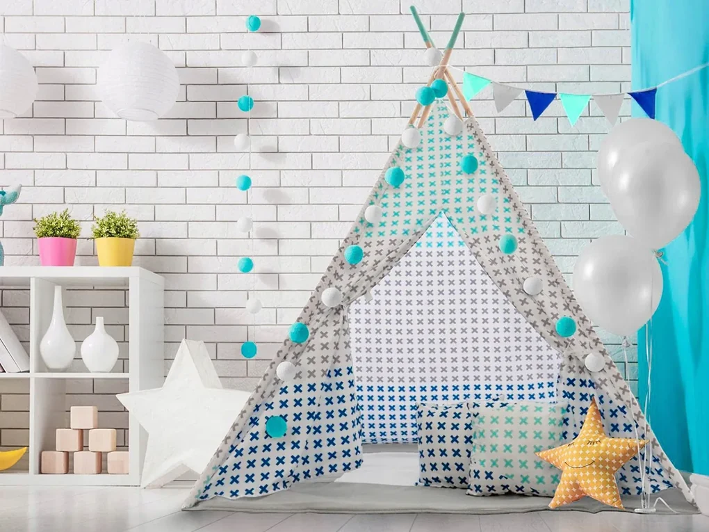 Vulpi Detský teepee stan Wigwam Farba: biela