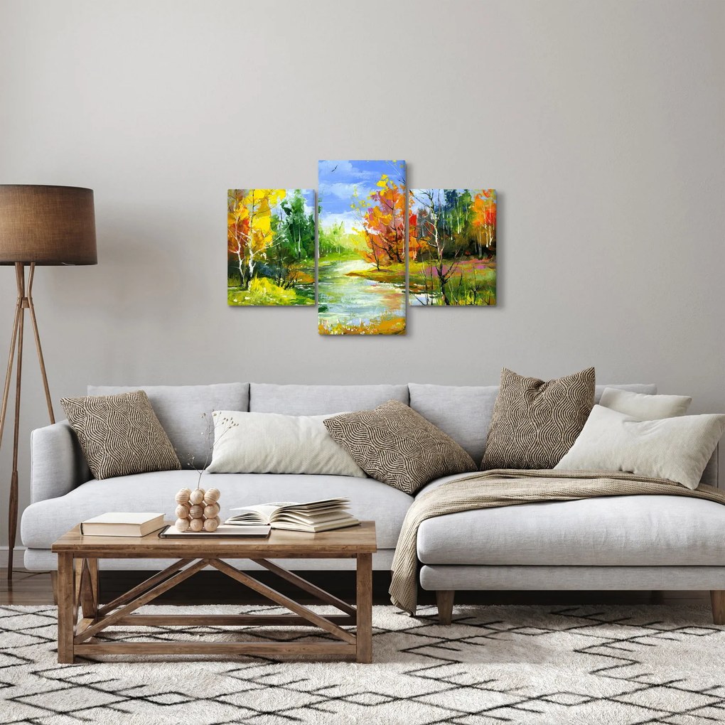 Obraz - Maľba krajiny (90x60 cm)
