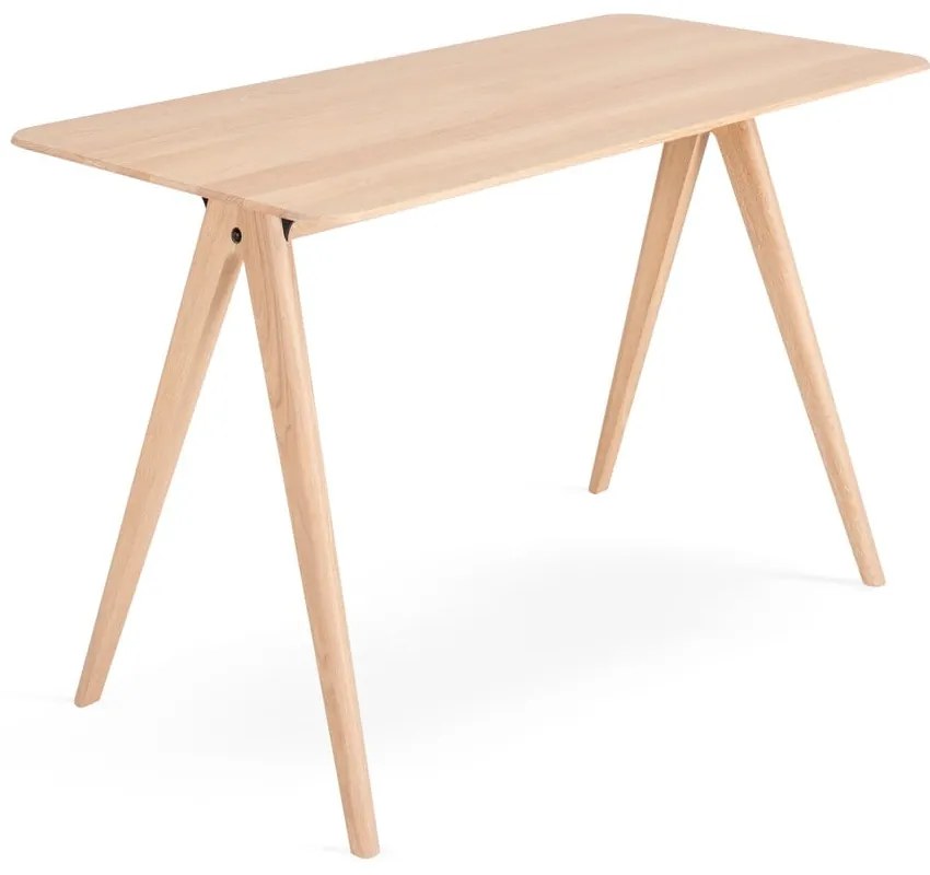 Pracovný stôl z dubového dreva 60x120 cm Ava – Gazzda