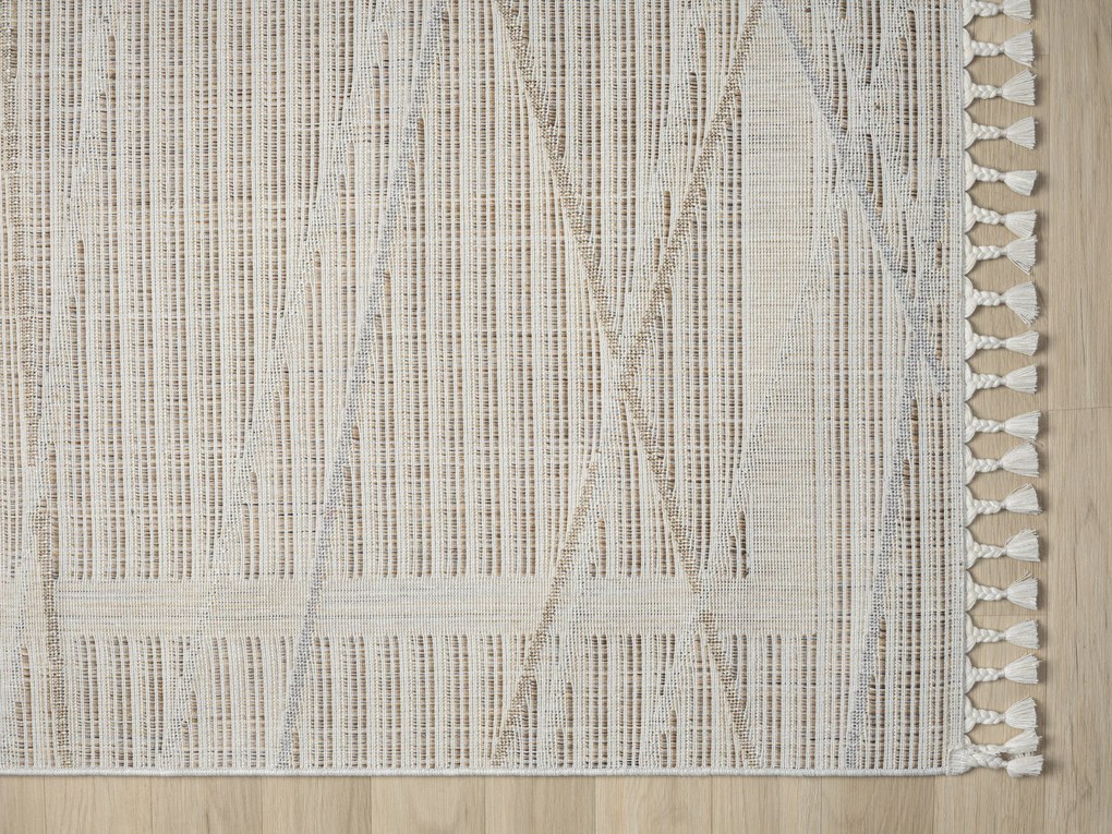 Kusový koberec Luana 1 creme, 140x200, biela, chodba / predsieň, My Flair