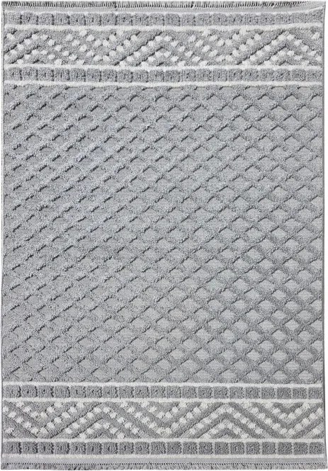 DC Koberec Milano 027 sivá krémová Rozmer: 160×220 cm