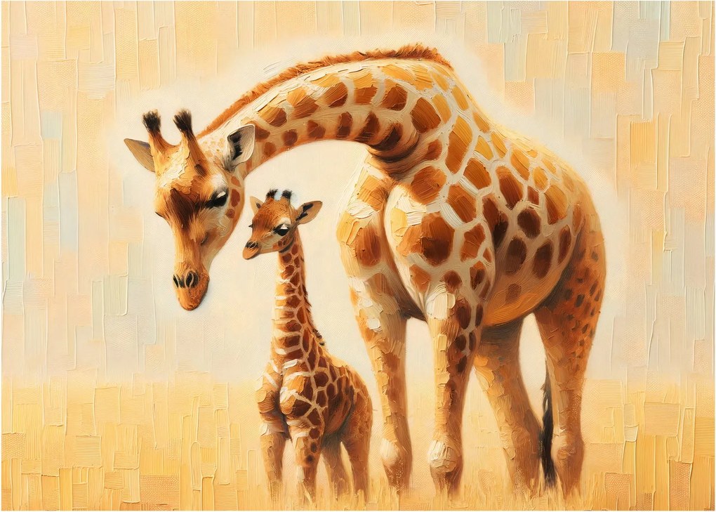 Obraz - Žirafy (70x50 cm)