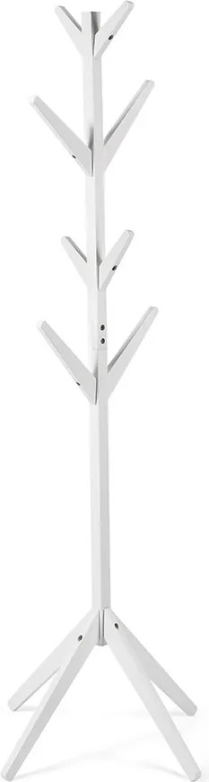 Noela Stojací drevený vešiak PORTU biely
