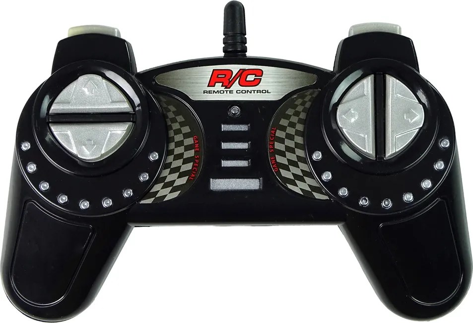 LEAN Toys Športové pretekárske auto R/C v mierke 1:18 Corvette C6.R, biele, 2,4 G, svetlá