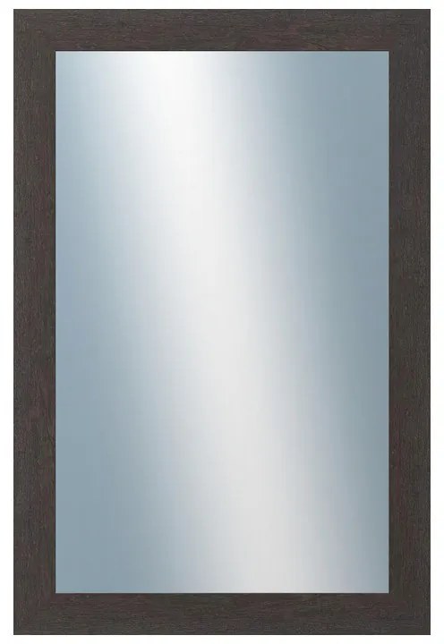 DANTIK - Zrkadlo v rámu, rozmer s rámom 40x60 cm z lišty RETRO tmavo šedá (2529)