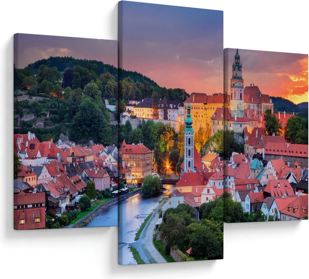 Obraz - Český Krumlov (90x60 cm)