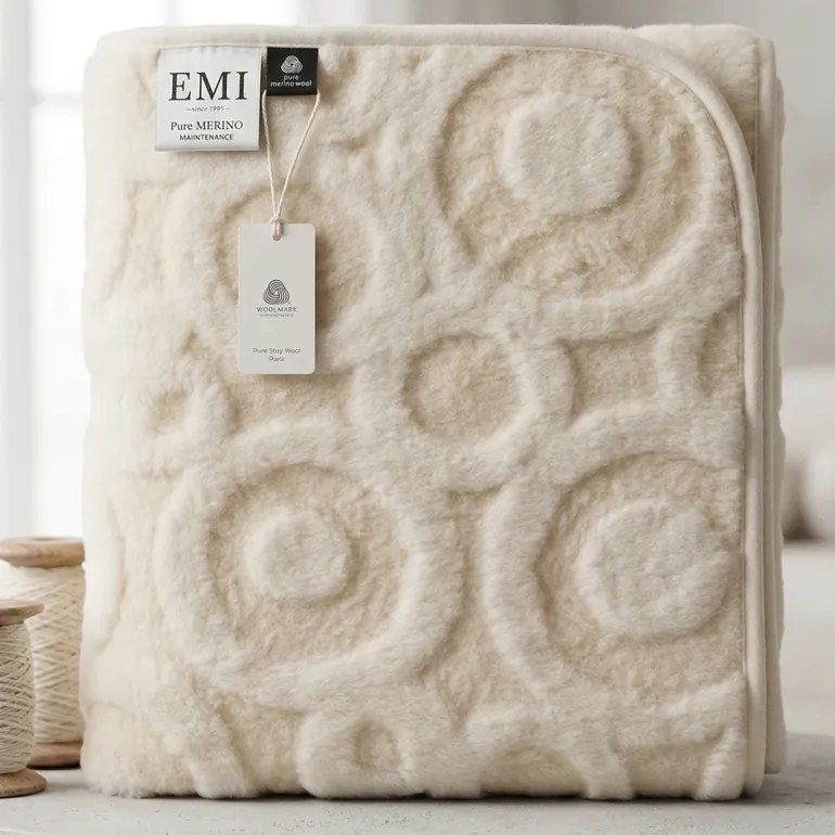Merino deka LUMI 140x200 cm EMI