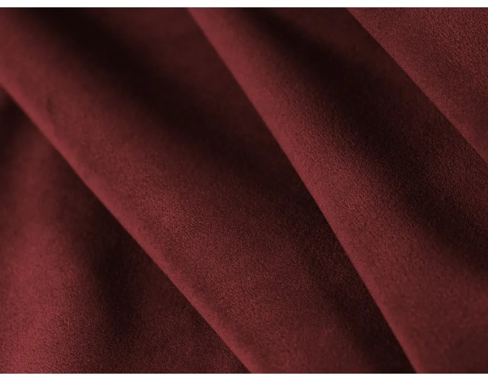 Červená zamatová pohovka 285 cm Bellis – Micadoni Home