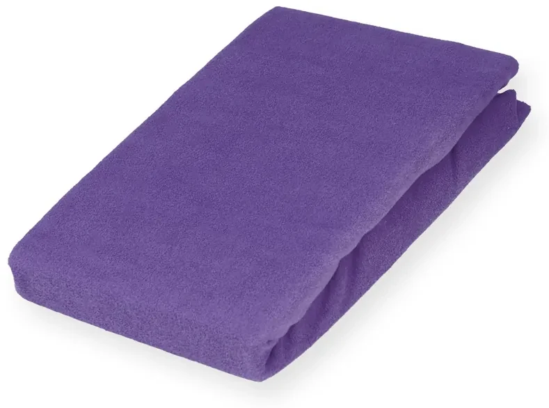 Froté napínacie prestieradlo na extra vysoký matrac FR-013 Fialové 180 x 220 - výška 40 cm