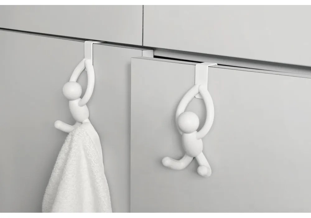 Závesné plastové háčiky v súprave 2 ks Buddy – Umbra