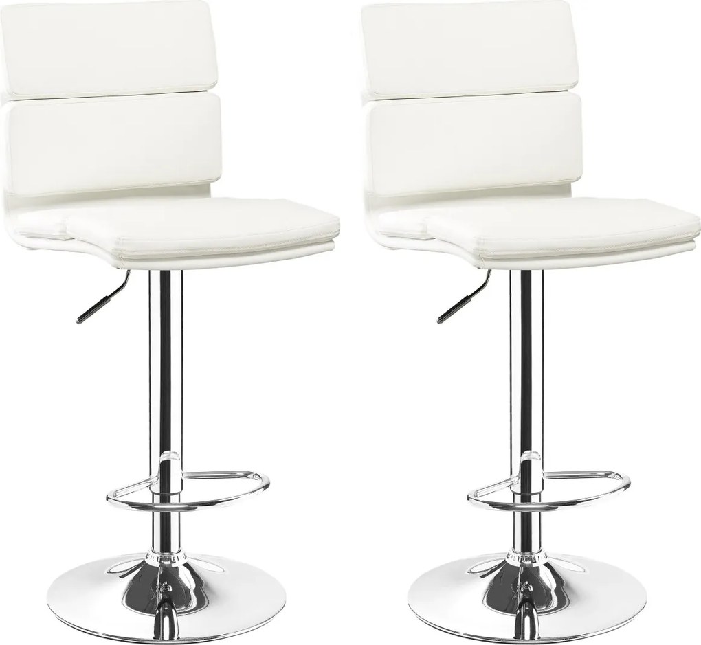 2x Barová stolička Hawaj CL-7006-2 biela