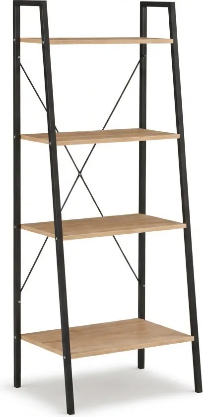 Knižnica TAYLOR SONOMA 4 police 147x60 cm, dub sonoma