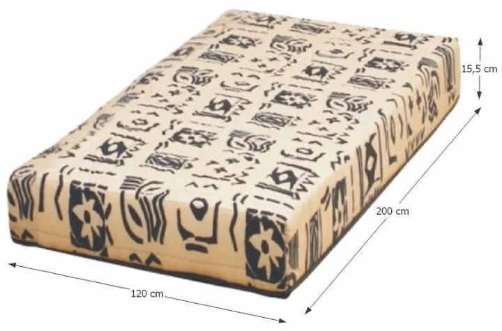Pružinový matrac Vitro 200x120 cm. Ľahký, kvalitný, pružný a priedušný matrac s bonellovými pružinami. 751826