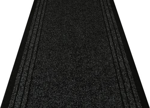 Koberce Breno Behúň REKORD 866, šíře role 120 cm, čierna, viacfarebná