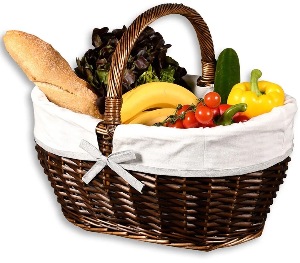 Košík na ovocie Basket Dark, 45x34x37 cm
