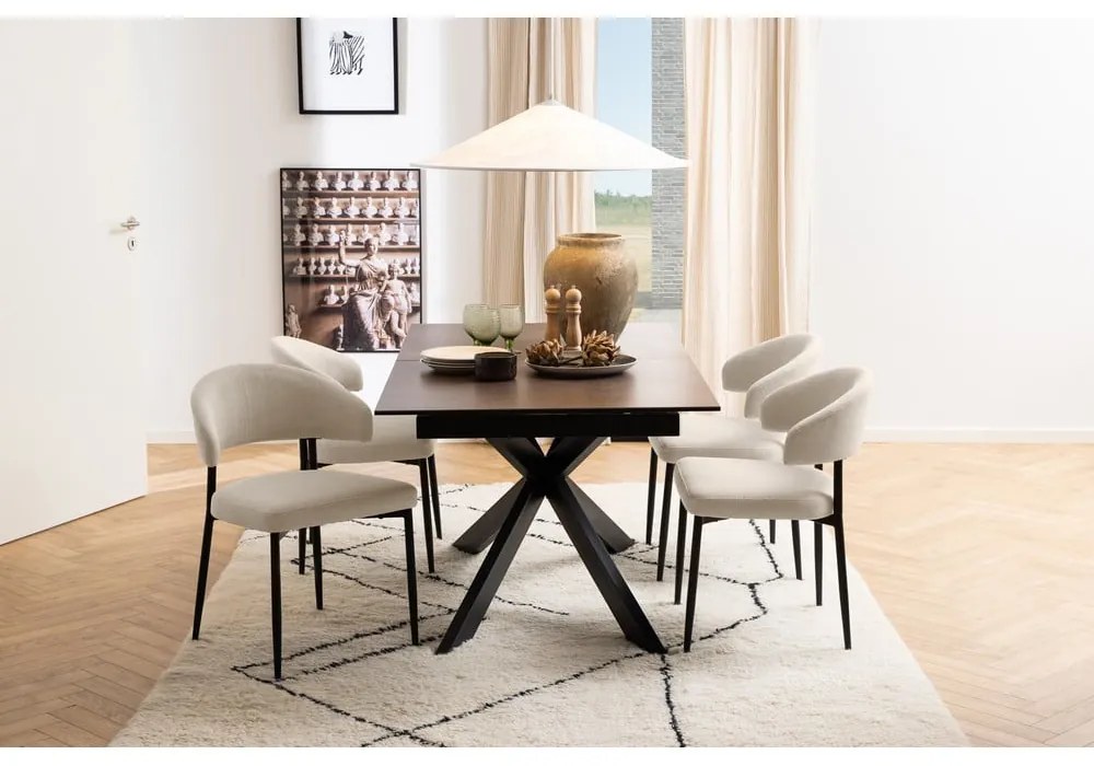 Keramický rozkladací jedálenský stôl 90x210 cm Irwine - Actona