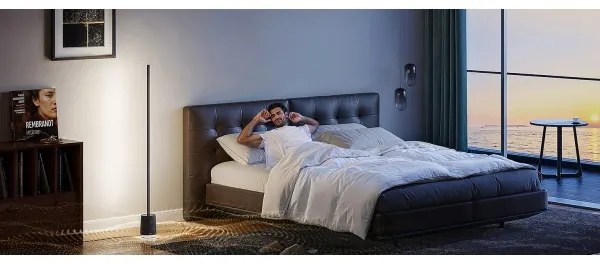 Govee - LED Stojacia lampa s reproduktorom Pro RGBICWW Wi-Fi + DO