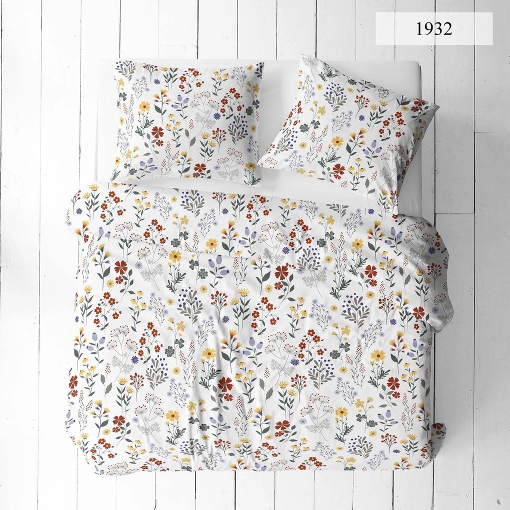 KREPOVÉ OBLIEČKY KORALOVE 140X200 CM, 1KS 70X80 CM KVETY