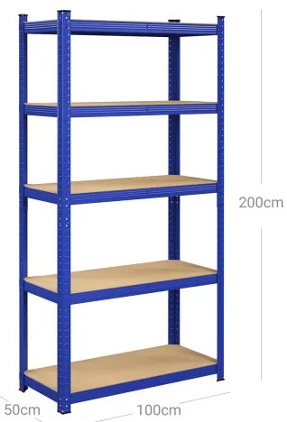 Regál 100x200x50 cm GLR050Q01