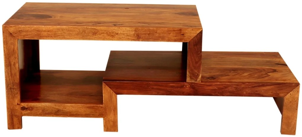 furniture-nabytek.cz - Televizní stolek z masivu z dřeva palisandr 120x45x45