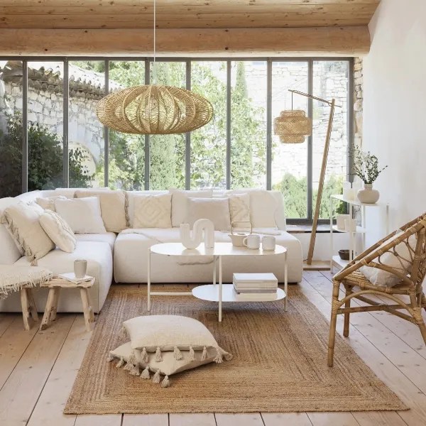 Atmosphera - Stojacia lampa LIBY 1xE27/40W/230V bambus