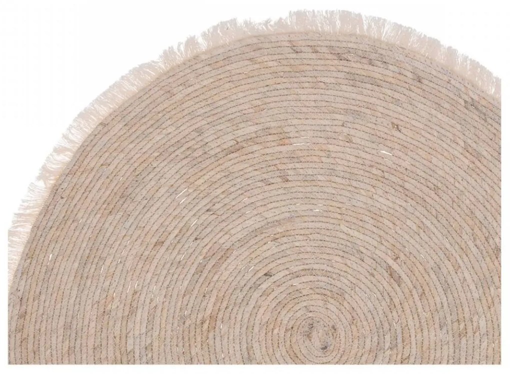 Okrúhly koberec Criss 80 cm svetlohnedý