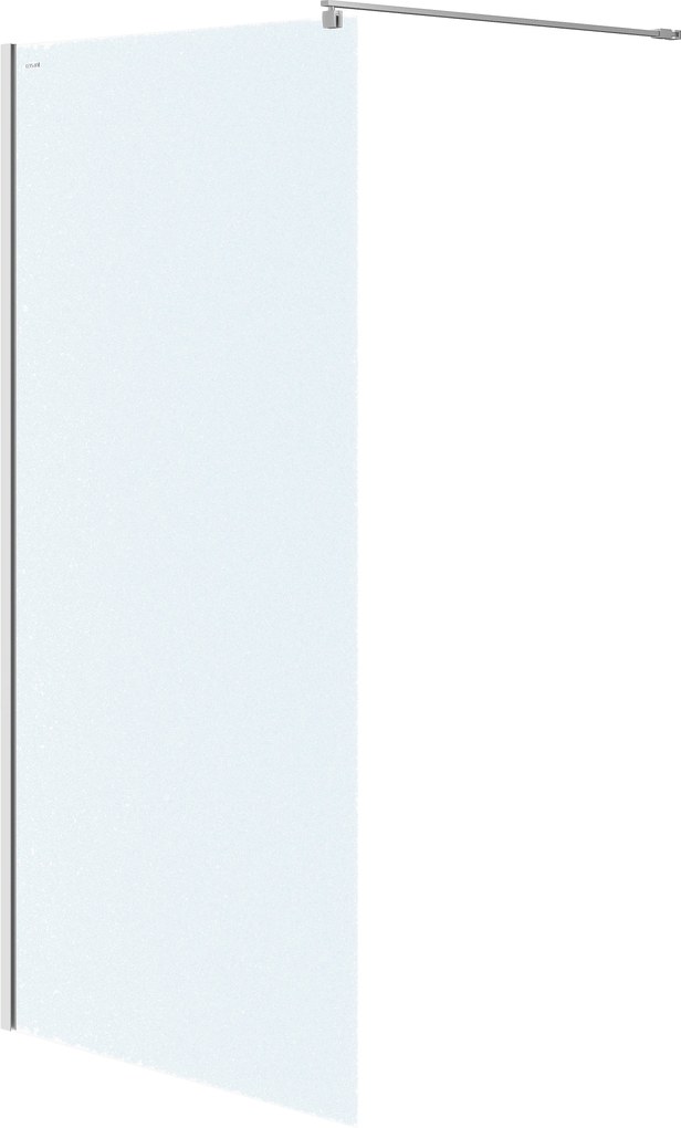 CERSANIT - Sprchová zástěna WALK-IN MILLE CHROM 100x200, čiré sklo (S161-001)