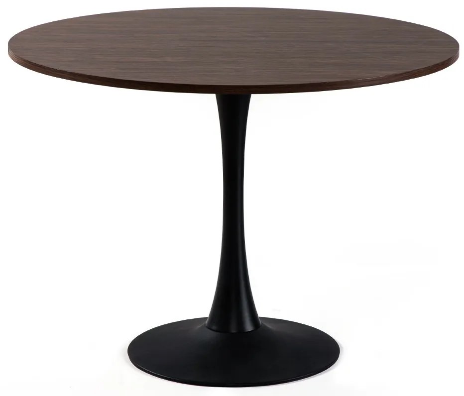 Noela Okrúhly jedálenský stôl v dekore hnedého dreva ORBIS 100